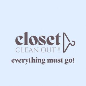 Closet Clean Out!!